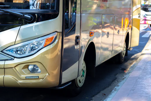 Company passenger bus for staff transportation